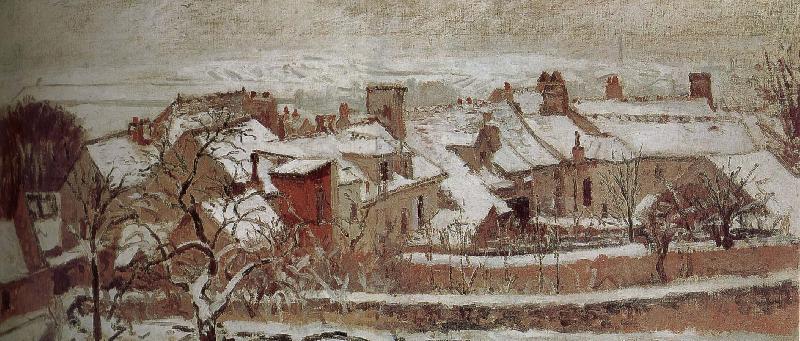 Camille Pissarro Winter oil painting image